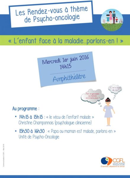 Rendez-vous à thème de psycho-oncologie