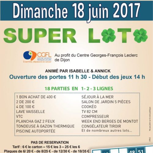 Affiche loto Vitteaux