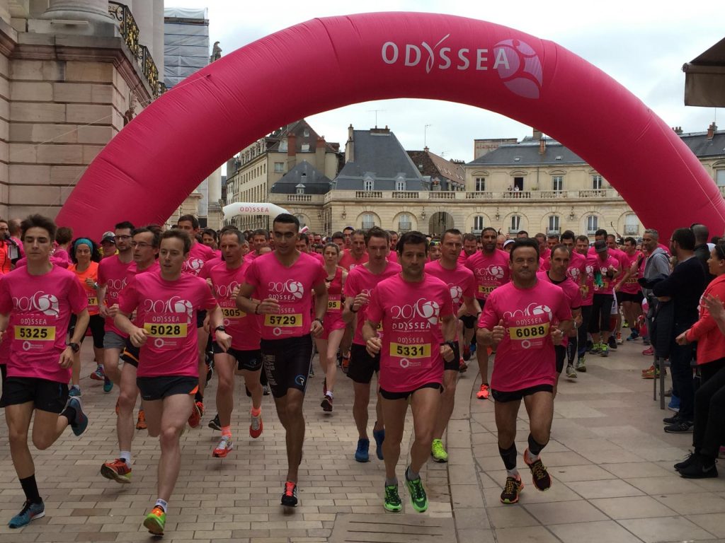 Odyssea Dijon 2016 - 7 500 participants et 50 200 € reversés