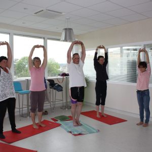 Atelier yoga au CGFL