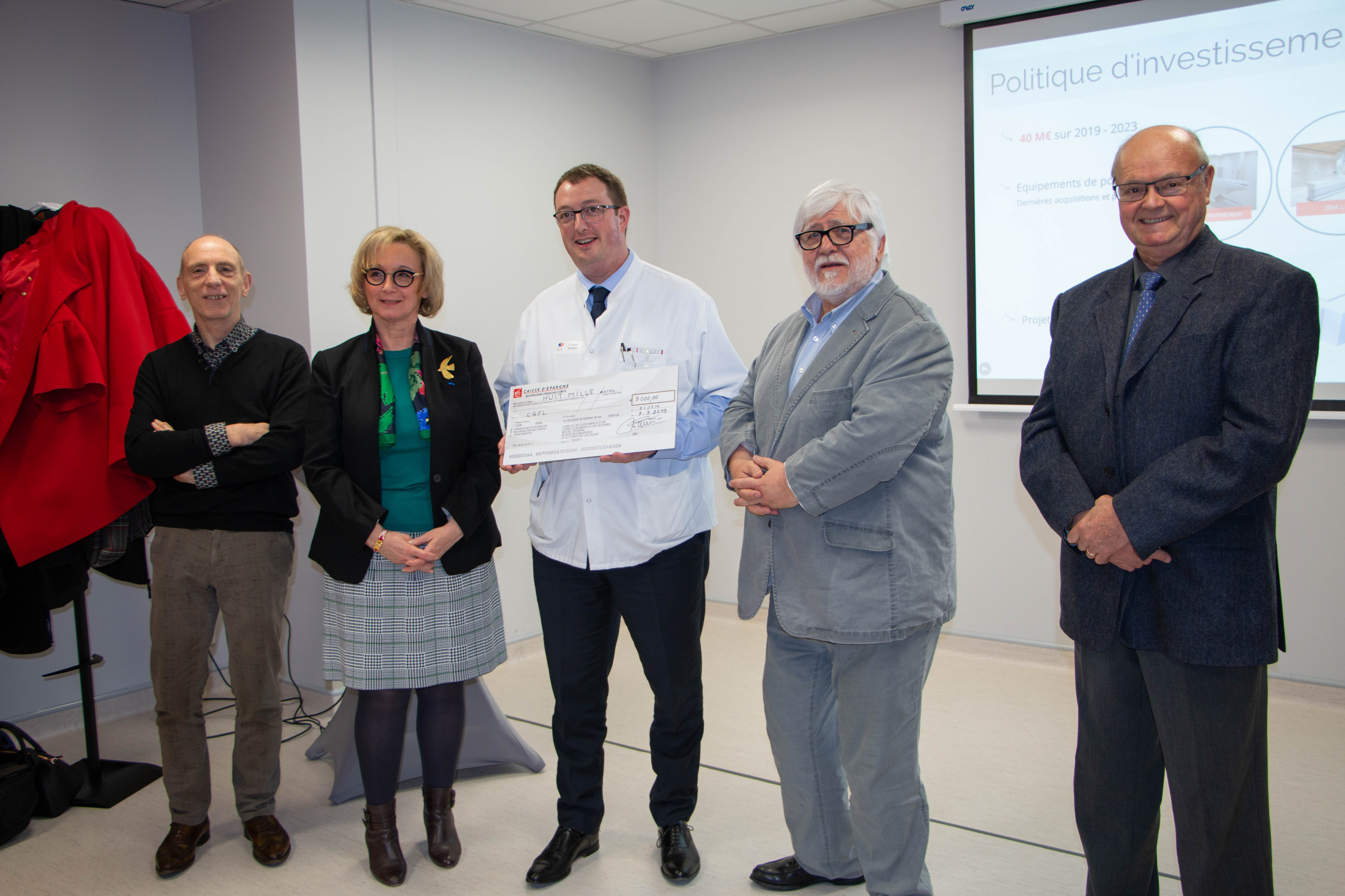 Remise de chèque soupe des chefs