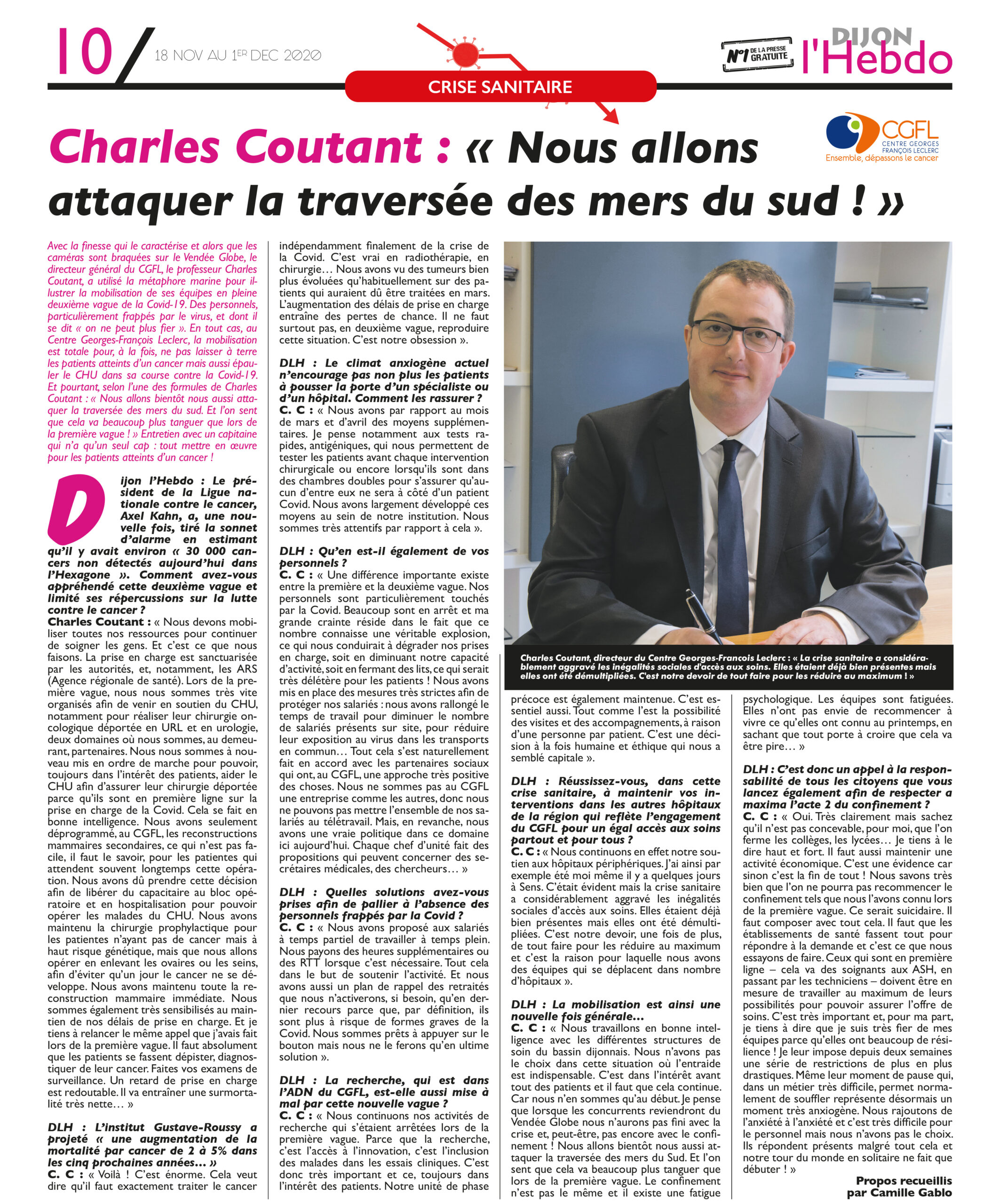 Interview Pr Coutant